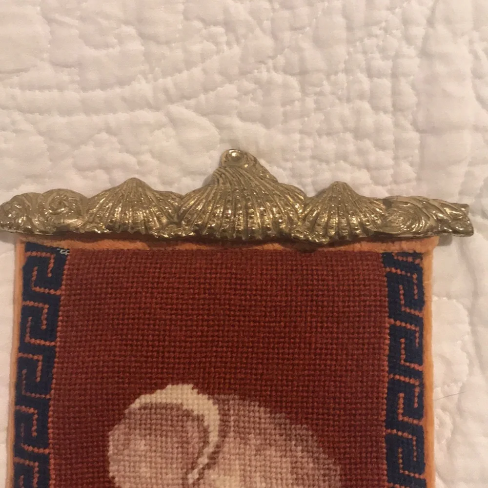 NEEDLEPOINT HANDMADE LONG 4 FEET & 11 INCHES LONG